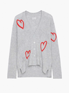 Hearts Cashmere Cardigan