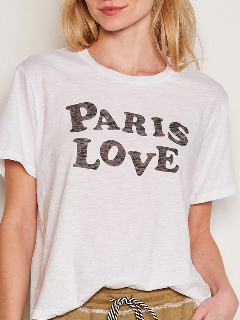 Paris Love Crewneck Tee