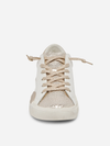 Zina White & Gold Sneakers