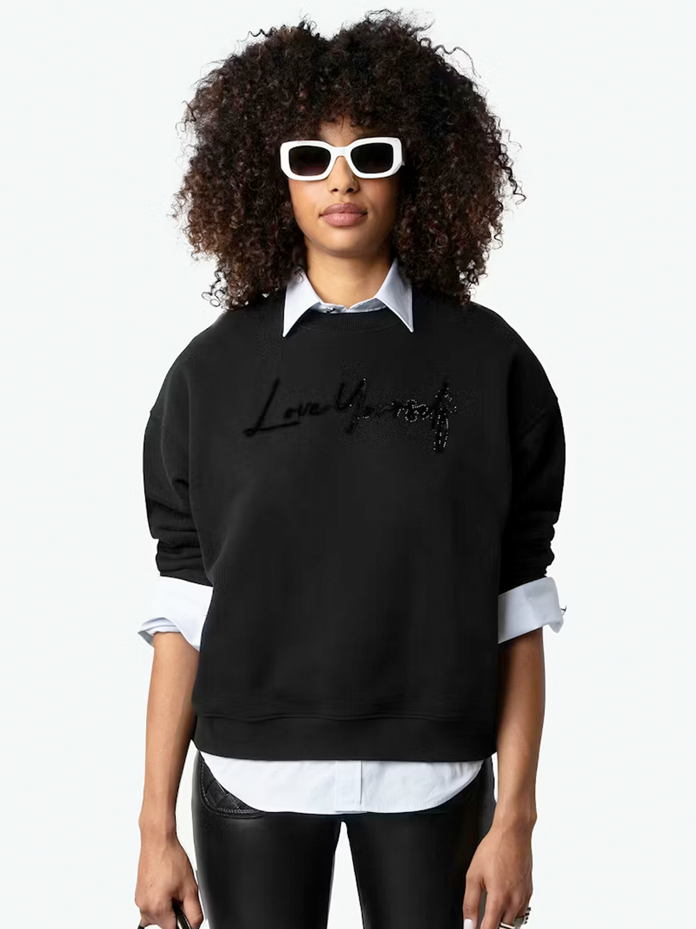 Oscar Love Yourself Diamanté Sweatshirt