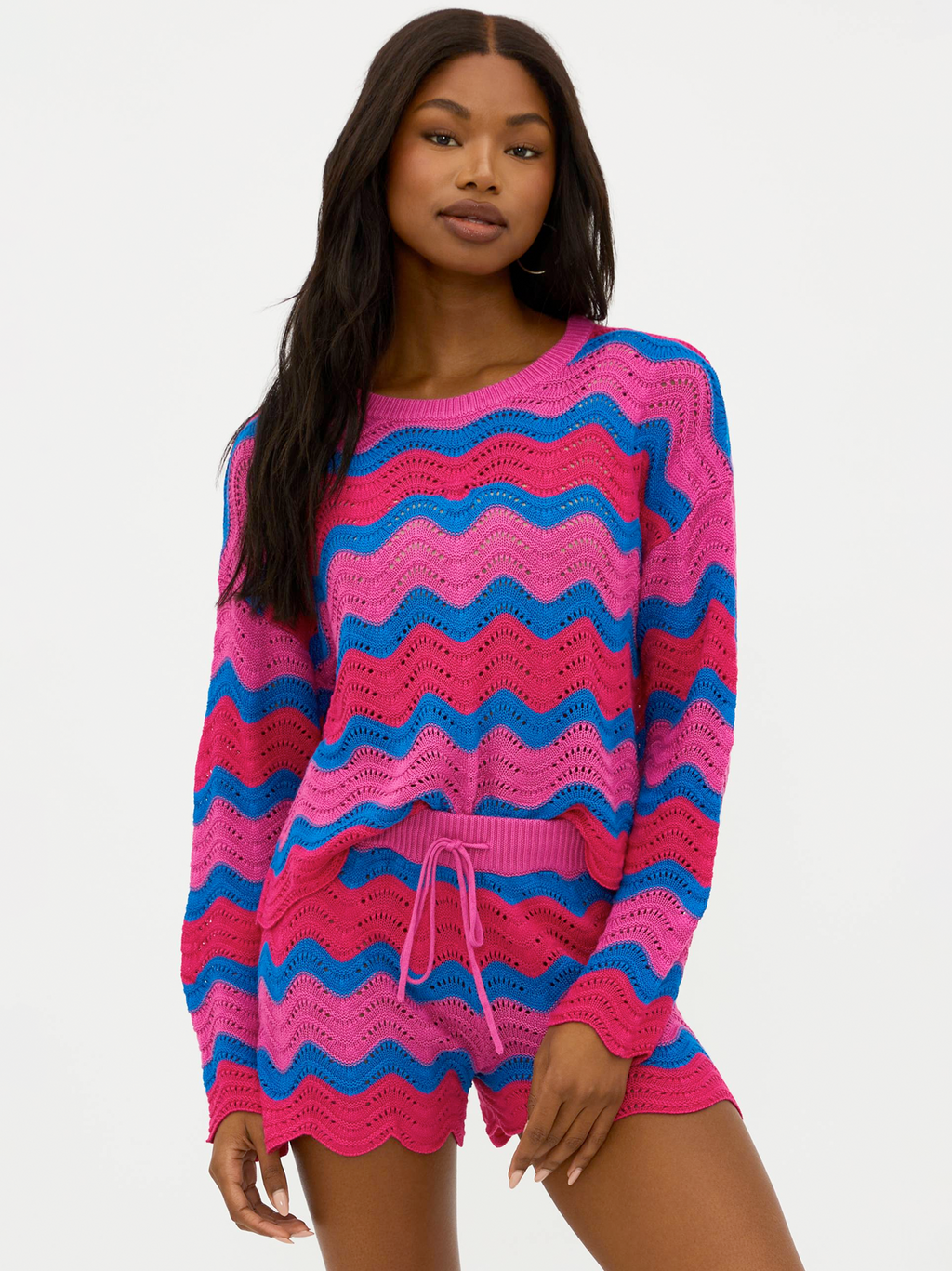 Beach Sweater Orchid Wave