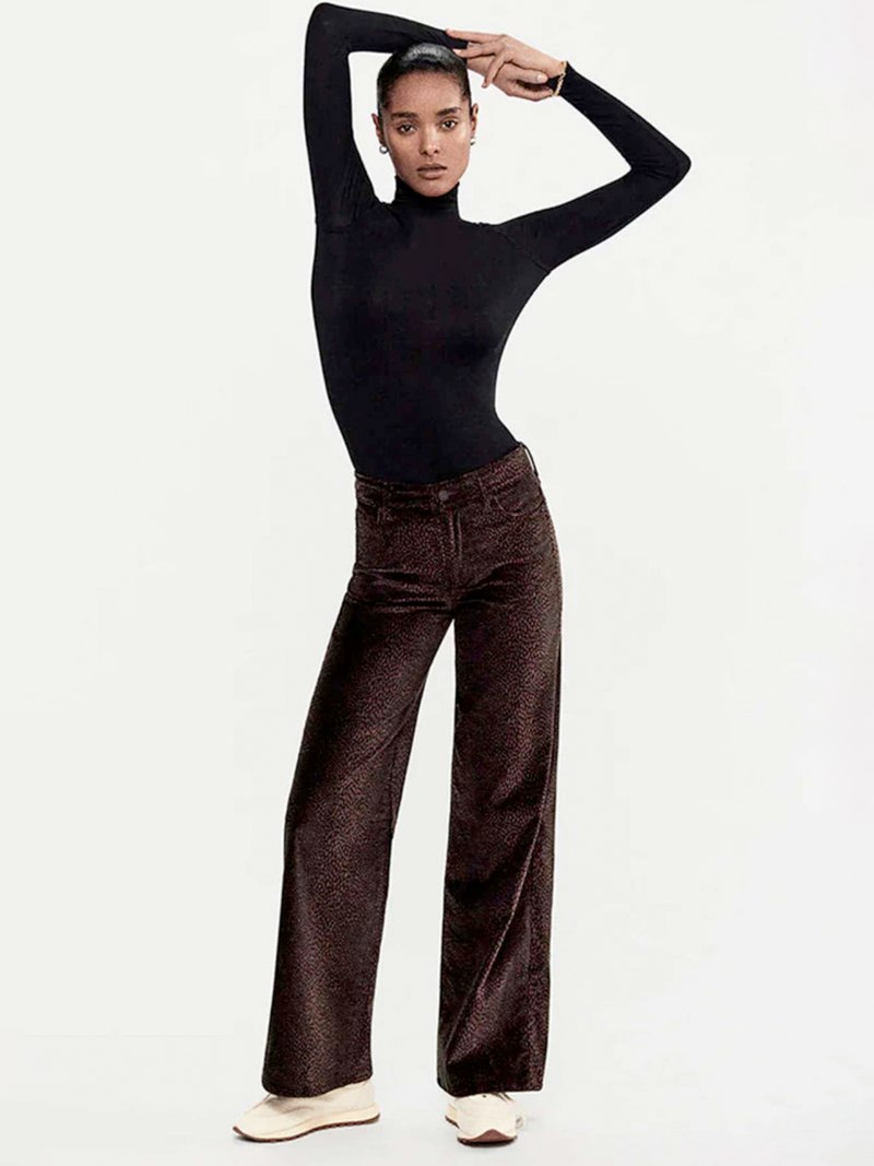 Lurex Turtleneck Top