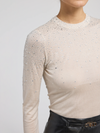 Elsie Crystal Sweater Top