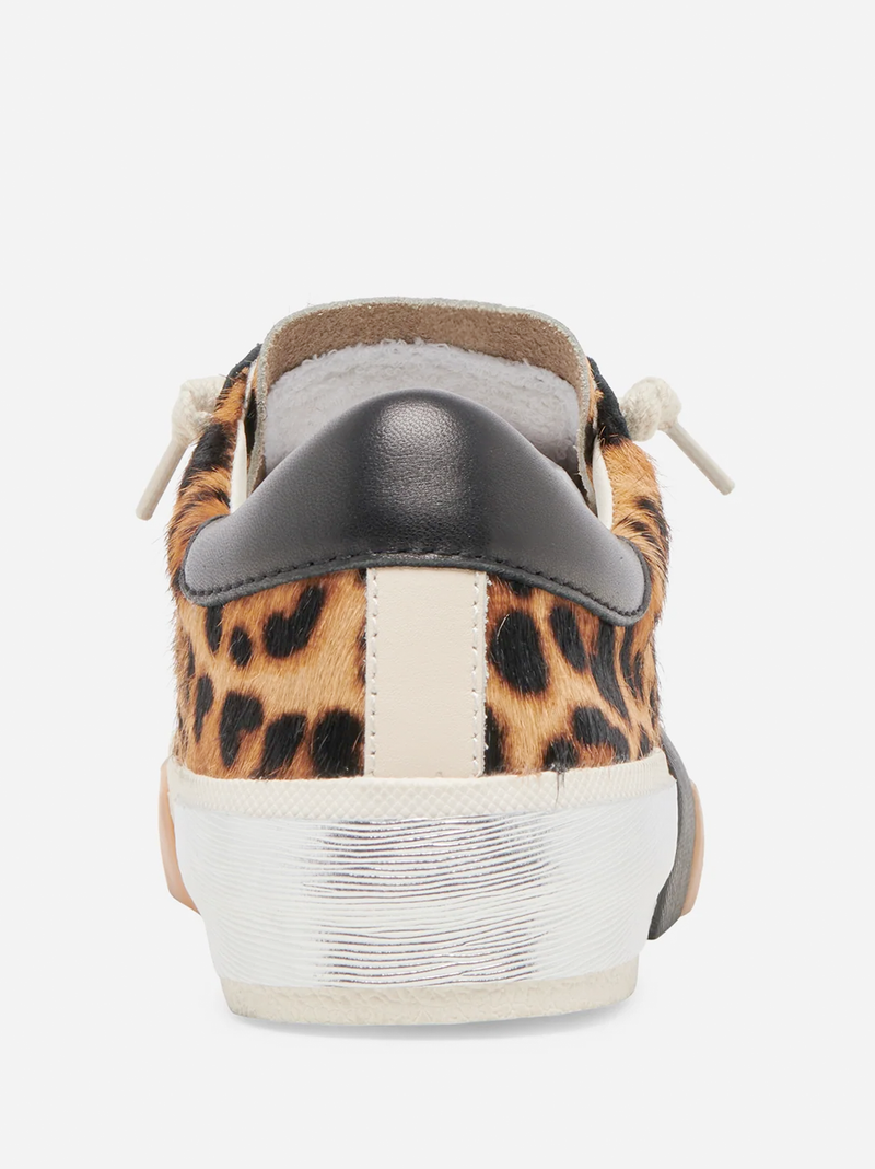 Zina Leopard Calf Hair Sneakers